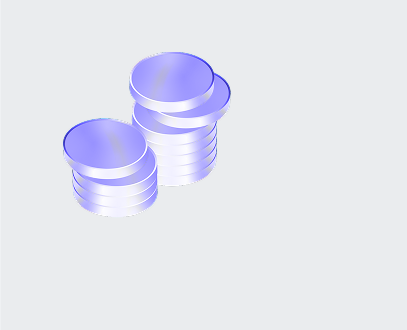 Illustration of stacked coins